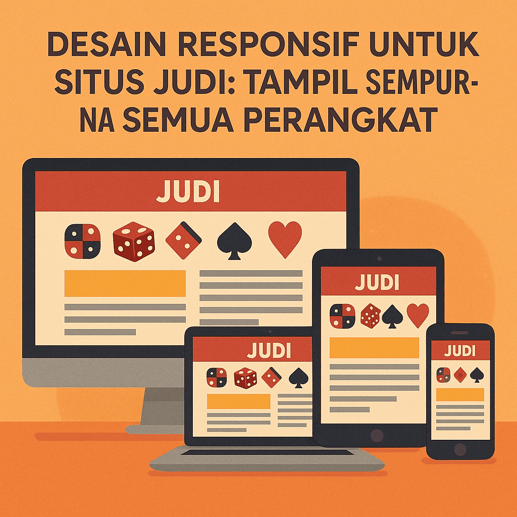 Desain Responsif untuk Situs Judi Tampil Sempurna di Semua Perangkat
