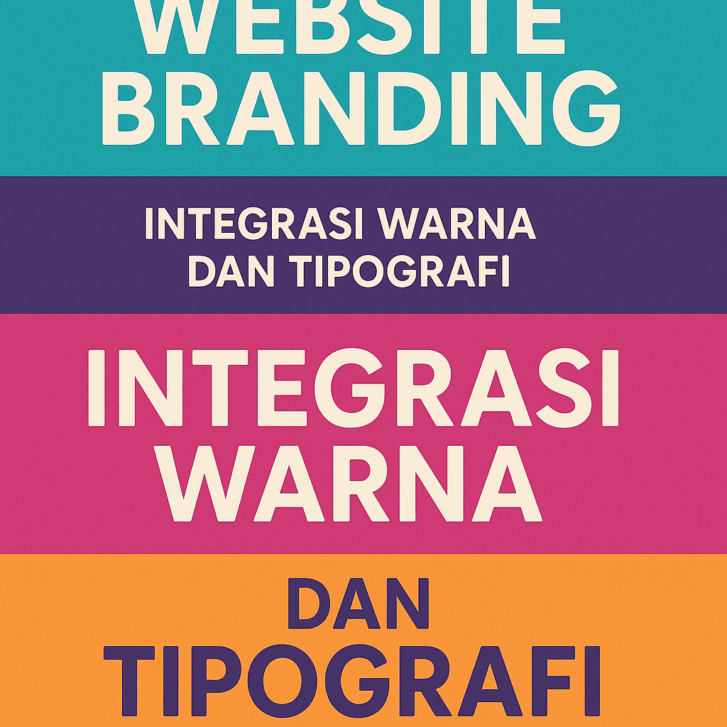Integrasi Warna dan Tipografi dalam Branding Website